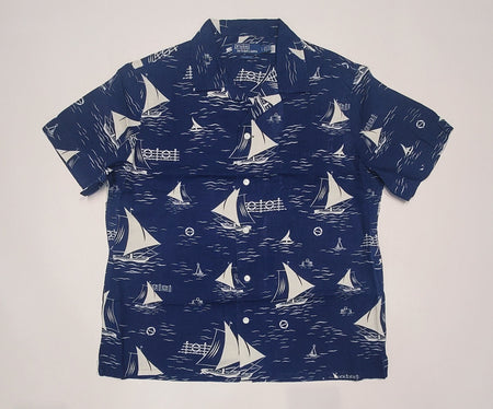 Nwt Polo Ralph Lauren Collage Custom Fit Button Up