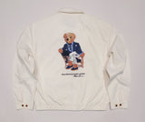 Nwt Polo Ralph Lauren Polo Bear Big Oversize Zip Up Jacket