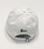 Nwt Polo Ralph Lauren White Polo Tennis Adjustable Strap Back Hat