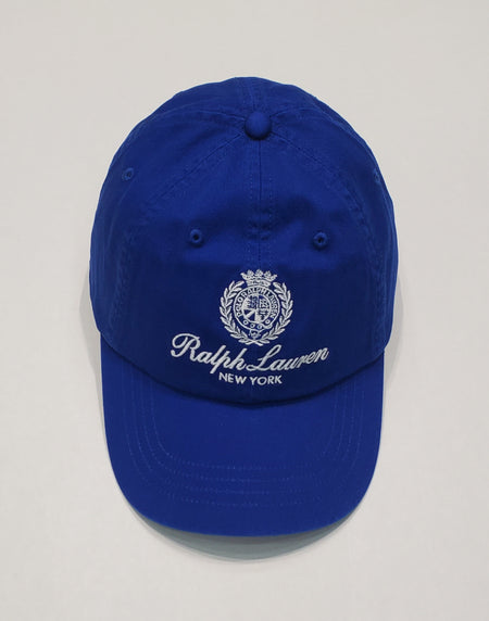 Nwt Polo Ralph Lauren Light Blue 'Ralph ' Patch  Adjustable Strap Back Hat