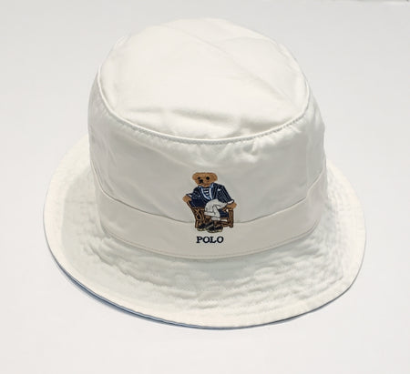 Nwt Polo Ralph Lauren Navy Allover Pony Bucket Hat