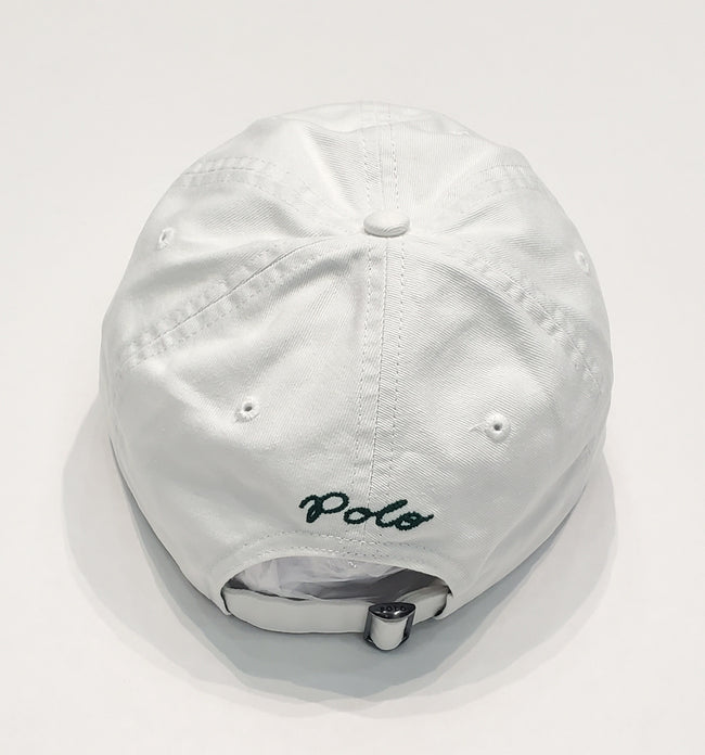 Nwt Polo Ralph Lauren White New York Crest Embroidered Adjustable Hat