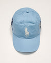Polo Ralph Lauren Big Pony #3 Yacht hat with adjustable strap back, featuring embroidered logo and classic design.