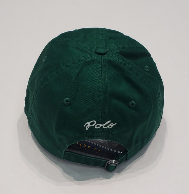 Nwt Polo Ralph Lauren Green NY Adjustable Strap Back Hat
