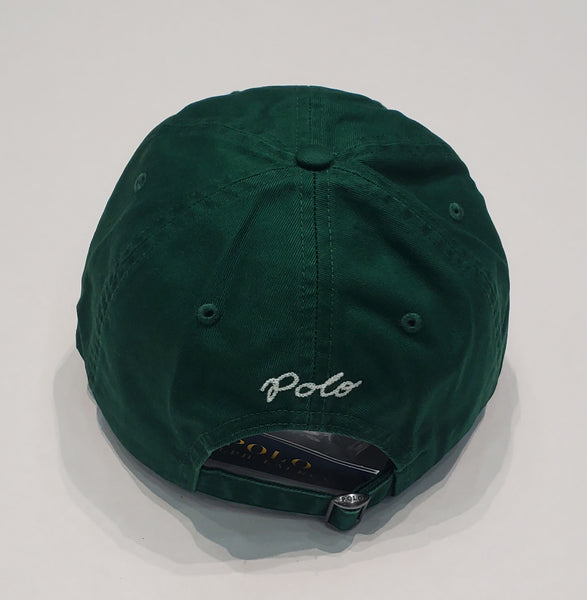 Nwt Polo Ralph Lauren Green NY Adjustable Strap Back Hat