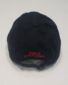 Nwt Polo Ralph Lauren Black Teddy Bear Adjustable Strap Back Hat