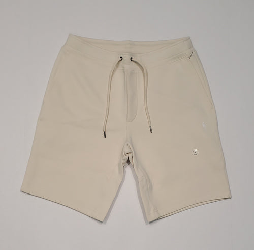 Nwt Polo Ralph Lauren Cream With White Small Pony Double Knit Shorts
