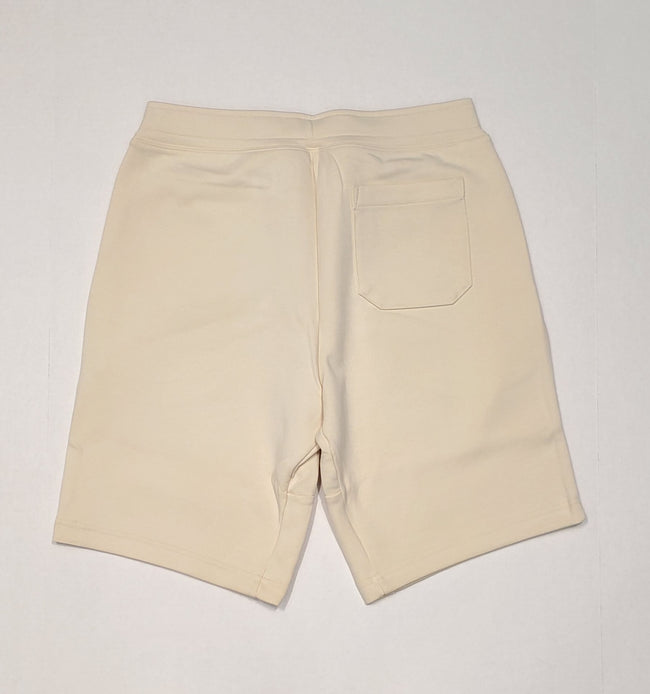 Nwt Polo Ralph Lauren Cream With White Small Pony Double Knit Shorts