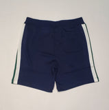 Navy and green Polo Ralph Lauren Small Pony shorts with a classic design, featuring a small embroidered pony logo on the front.