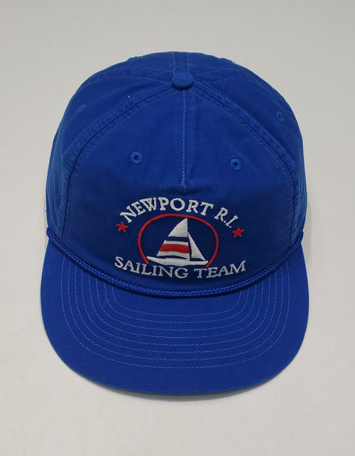 Nwt Polo Ralph Lauren Royal Blue Newport Sailing Team Snap Back Hat