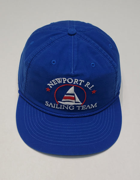 Nwt Polo Ralph Lauren Royal Blue Newport Sailing Team Snap Back Hat