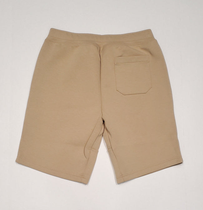 Nwt Polo Ralph Lauren Khaki With White Small Pony Double Knit Shorts