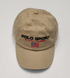Nwt Polo Sport Spellout Khaki  Adjustable Strap Back Hat