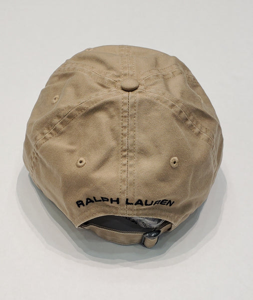 Nwt Polo Sport Spellout Khaki  Adjustable Strap Back Hat
