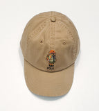 Nwt Polo Ralph Lauren Khaki Hiker Teddy Bear Adjustable Strap Back Hat
