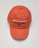 Nwt Polo Sport Spellout Orange Adjustable Strap Back Hat