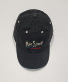 Nwt Polo Sport Black Sportsman Adjustable Hat