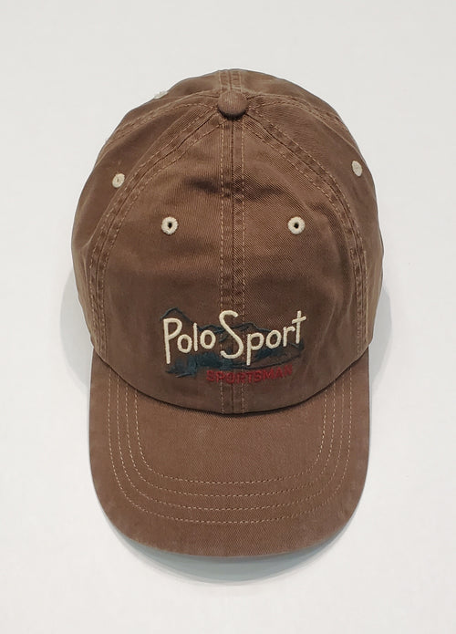 Nwt Polo Sport Brown Sportsman Adjustable Hat