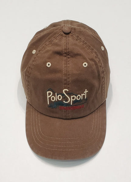 Nwt Polo Sport Brown Sportsman Adjustable Hat