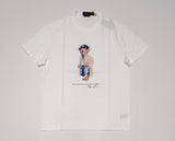 Nwt Polo Ralph Lauren White NY Preppy Teddy BEAR Classic Fit Tee