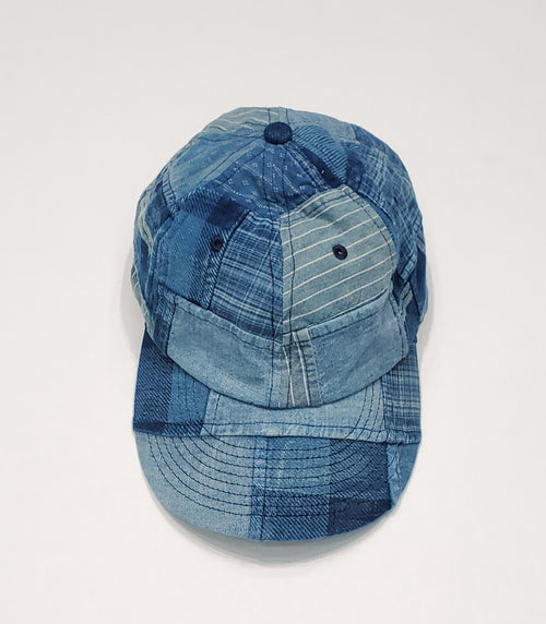 Nwt Polo Ralph Lauren Indigo Patchwork Adjustable Hat