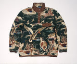 Nwt Polo Ralph Lauren Scenic Duck Pond Fleece Mock Fleece Pullover