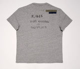 Nwt Polo Sport Grey US-67 Flag  Classic Fit Tee