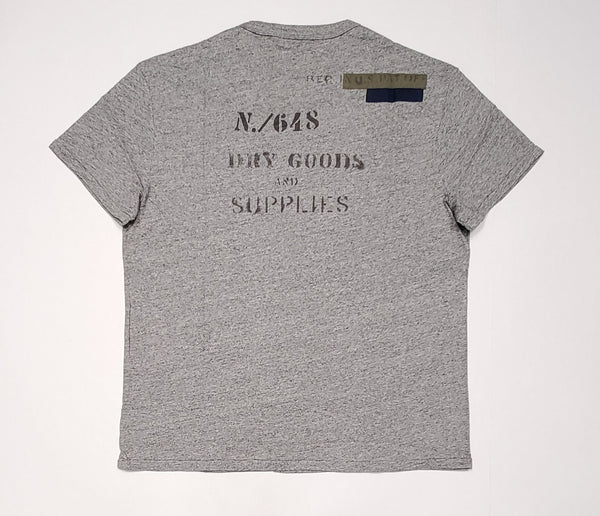 Nwt Polo Sport Grey US-67 Flag  Classic Fit Tee