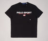 Nwt Polo Sport Black Spellout Classic Fit Tee