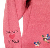 Nwt Polo Ralph Lauren Scenic Embroidered Duck Flight Relaxed Fit Wool Blend Sweater