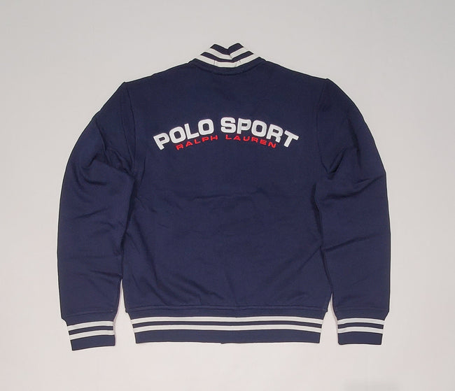 Nwt Polo Sport Spellout Fleece Baseball Jacket