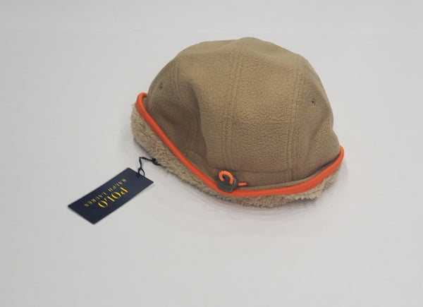 NWT Polo Ralph Lauren Polo RL Company Cream / Olive Fleece  Hat