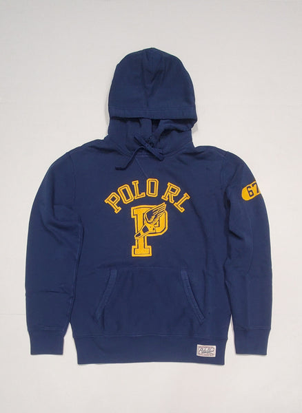 Nwt Polo Ralph Lauren Navy P-Wing Logo Hoodie - Unique Style