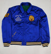 Nwt Polo Ralph Lauren Reversible Green Bronx Lions /Royal Blue Tiger Satin Jacket