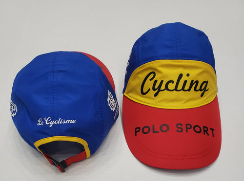 Nwt Polo Sport Red/Yellow Cycling Long Bill Hat - Unique Style