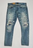 Nwt Polo Ralph Lauren Sullivan Slim Paint Ripped Jeans