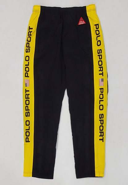 Nwt Polo Sport Black/Yellow Windbreaker Pants