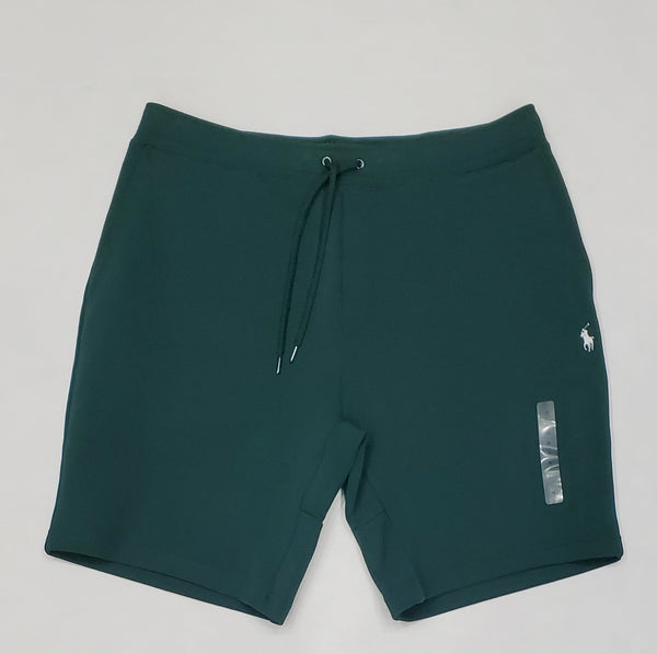 Nwt Polo Ralph Lauren Green With White Small Pony Double Knit Shorts