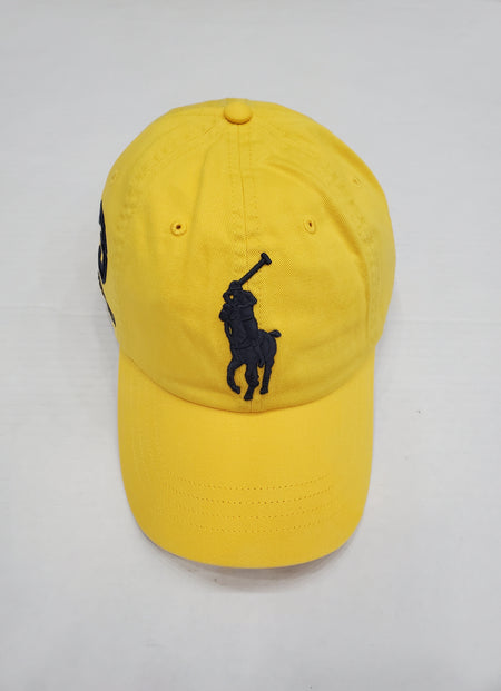 Nwt Polo Ralph Lauren White/Navy  'P' Adjustable Hat