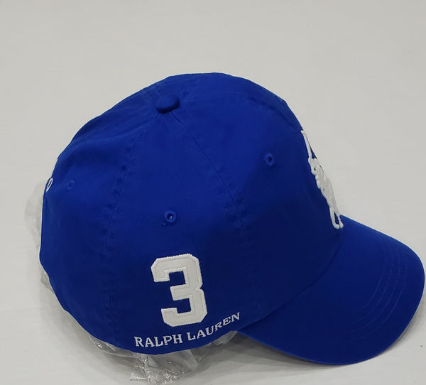 Nwt Polo Ralph Lauren Royal Big Pony #3 Adjustable Hat