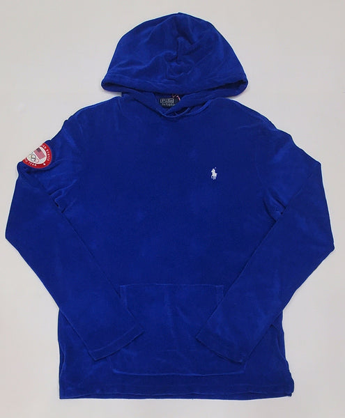 Nwt Polo Ralph Lauren Royal Blue Olympic Patch Terry Hoodie