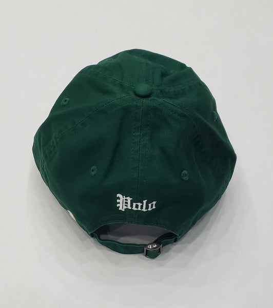 Nwt Polo Ralph Lauren Green Winged Foot 67 Adjustable Strap Back