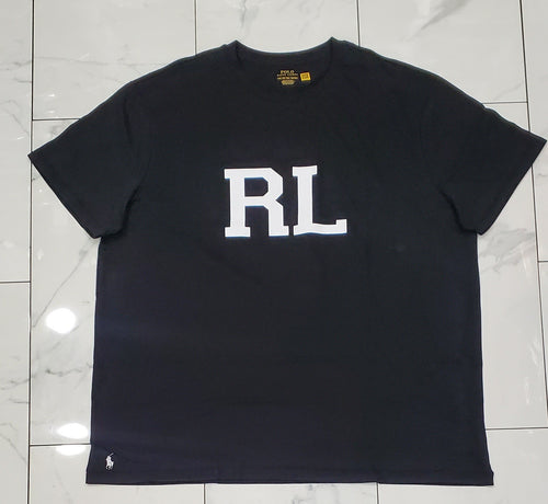 Nwt Polo Big & Tall Black RL Tee