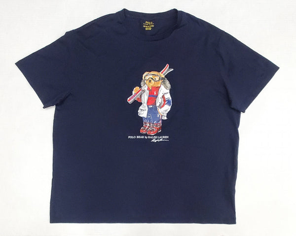 Nwt Polo Big & Tall Navy Skier Teddy Bear Tee