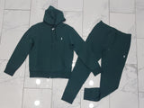 Nwt Polo Ralph Lauren Green with White Small Pony Double Knit Sweatsuit