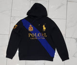 Nwt Polo Ralph Lauren Black/Royal Crest Hoodie