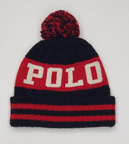 Nwt Polo Ralph Lauren Rust Wool Small Pony Skully