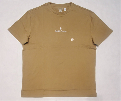 Nwt Polo Ralph Lauren Tan Pony + Signature Logo Classic Fit Tee - Unique Style