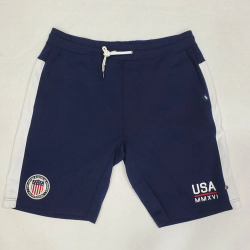 Nwt Polo Ralph Lauren Navy Blue American Flag Shorts