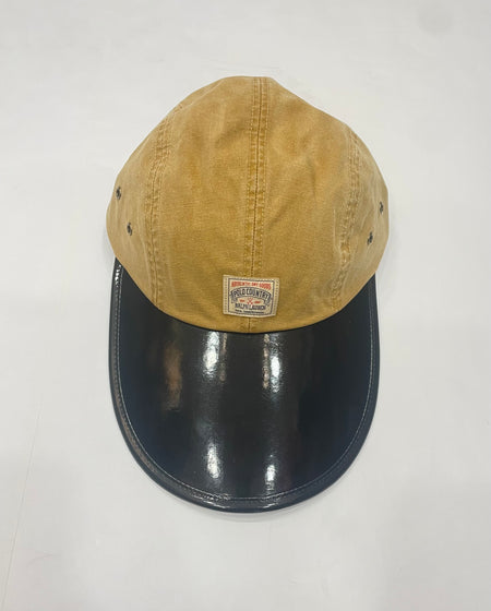 Nwt  Polo Ralph Lauren Navy Supply Leather Brim Adjustable Strap Back